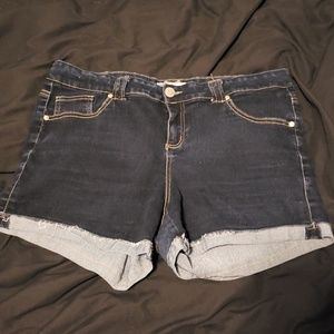 Paris blues denim shorts